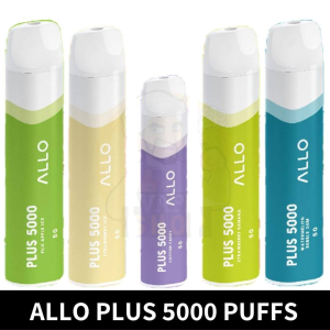 Allo Plus 5000 Puffs 50mg Disposable Vape In Dubai