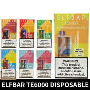 Elf Bar TE6000 5% Us Version Disposable Vape In Dubai Best Online Shop