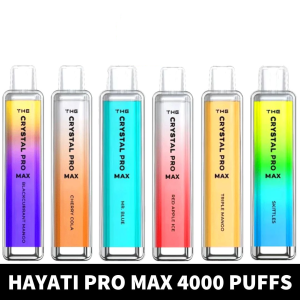 HAYATI Pro Max 4000 plus Puffs 20mg Disposable Vape in Dubai, UAE