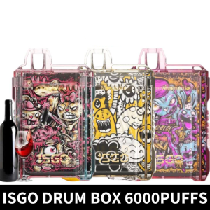 Isgo Drum Box 6000 Puffs 5% Disposable Vape in Dubai