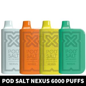 POD SALT Nexus 6000 Puffs 20mg Disposable Vape in Dubai, UAE