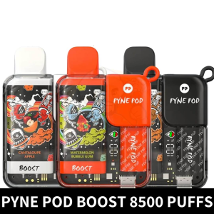 Pyne Pod Boost 8500 Puffs 5% Nicotine Rechargeable Vape in Dubai