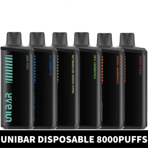 UNIBAR Disposable 2% 8000 Puffs Rechargeable Vape in Dubai, UAE