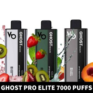 VAPES BARS Ghost Pro Elite Disposable 20MG 7000 Puffs Rechargeable Vape in Dubai, UAE