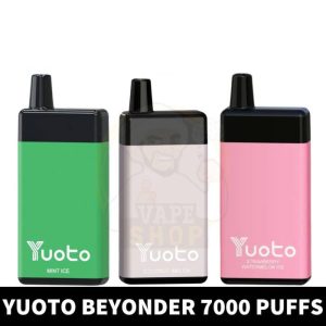 Yuoto Beyonder Disposable 7000 Puffs 50mg Rechargeable Vape in Dubai1